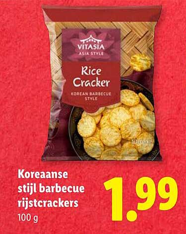 Koreaanse stijl barbecue rijstcrackers