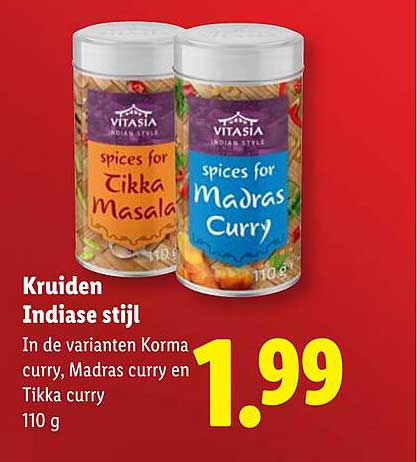 Kruiden Indiase stijl
