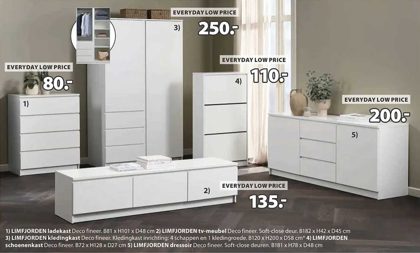 LIMFJORDEN ladekast Deco fineer