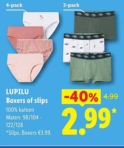 LUPILU Boxers of slips -40%