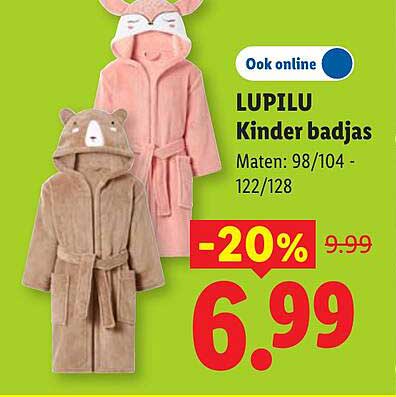 LUPILU Kinder badjas