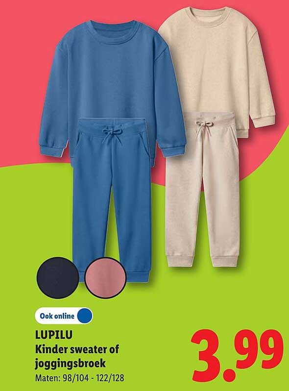 LUPILU Kinder sweater of joggingsbroek