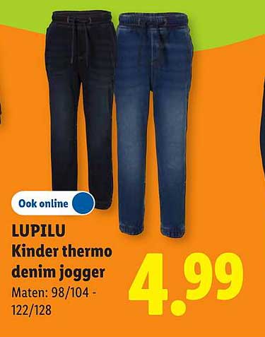 LUPILU Kinder thermo denim jogger