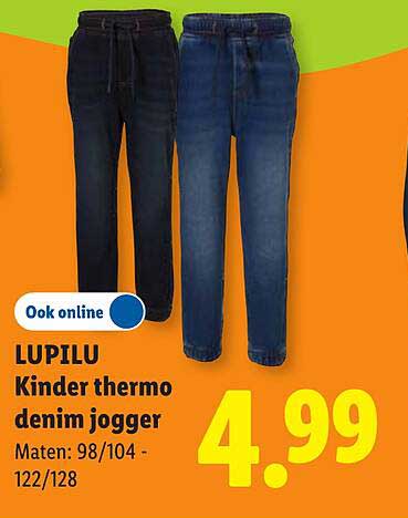 LUPILU Kinder thermo denim jogger