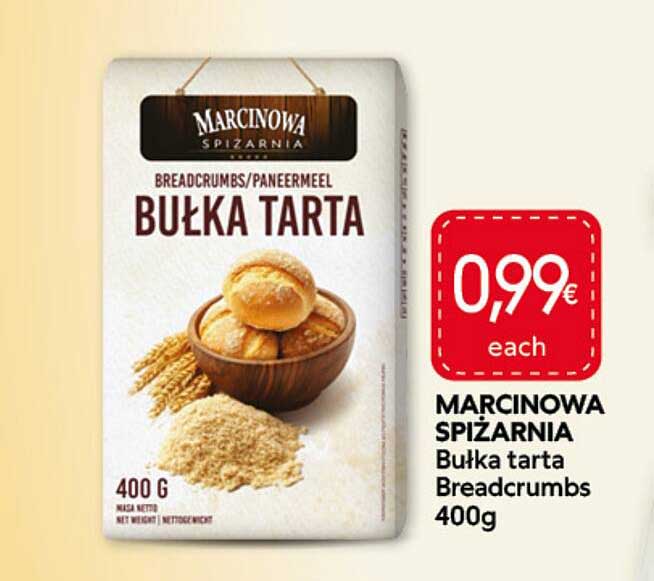 MARCINOWA SPIŻARNIA Bułka tarta Breadcrumbs 400g