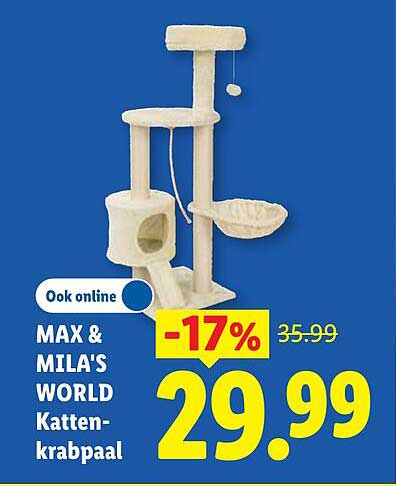MAX & MILA'S WORLD Kattenkrabpaal