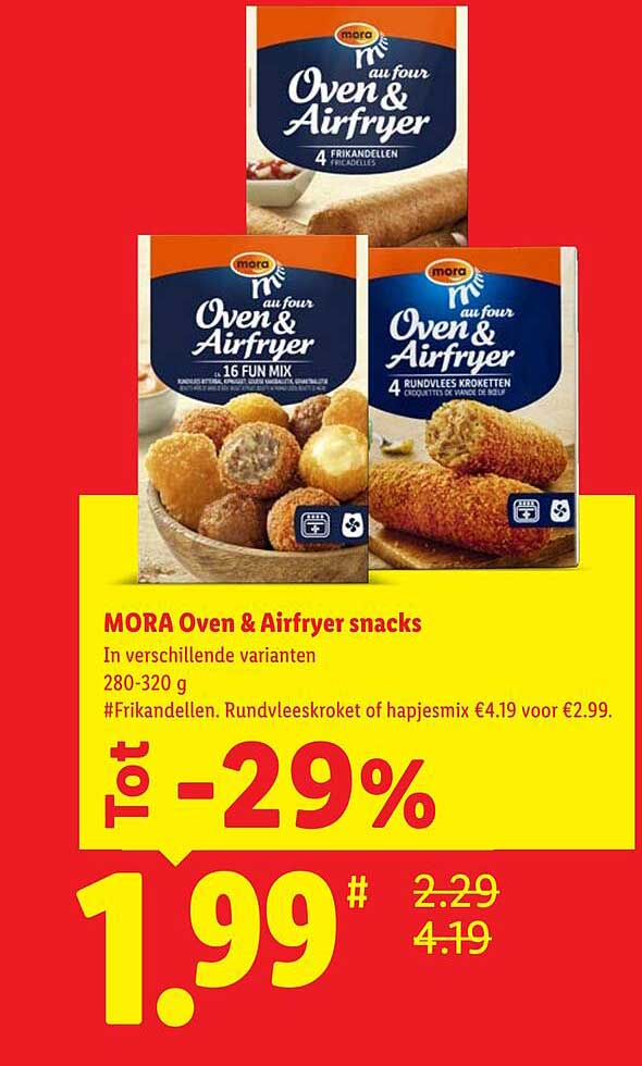 MORA Oven & Airfryer snacks