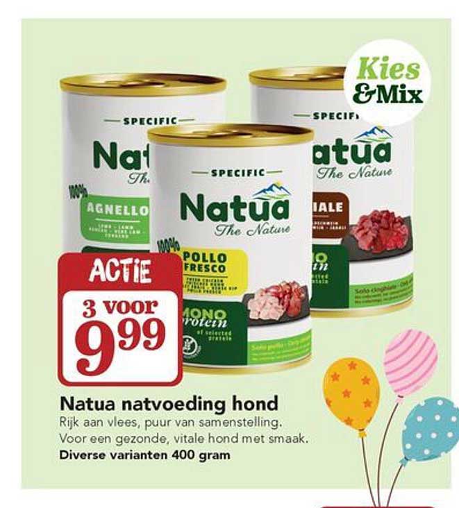 Natua natvoeding hond