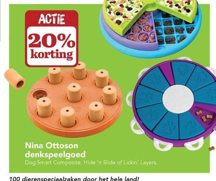 Nina Ottosson denkspelgoed 20% korting