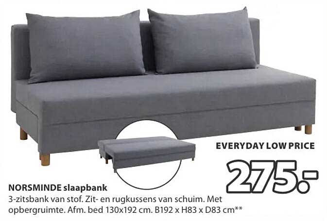 NORSMINDE slaapbank