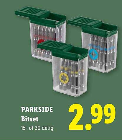 PARKSIDE Bitset 15- of 20 delig