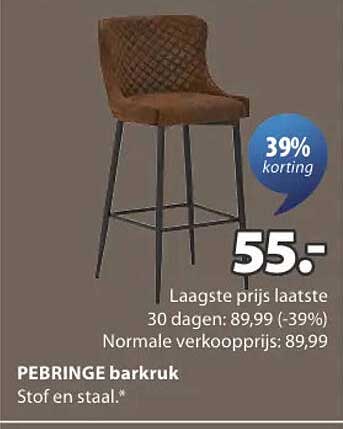 PEBRINGE barkruk