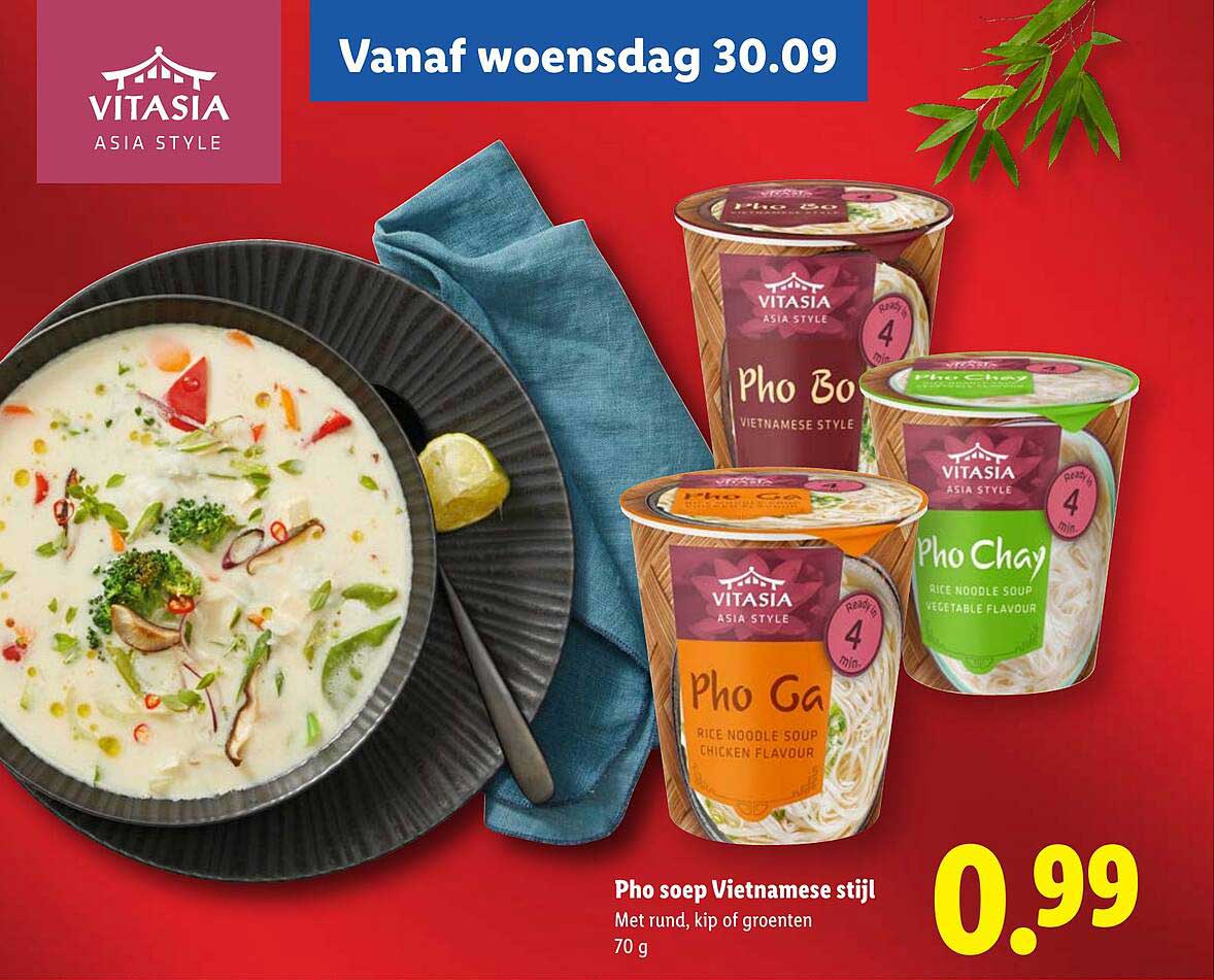 Pho soep Vietnamese stijl