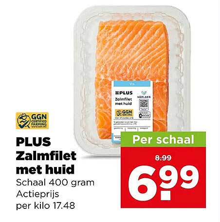 PLUS Zalmfilet met huid