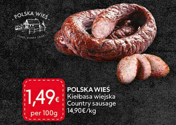 POLSKA WIEŚ Kiełbasa wiejska Country sausage