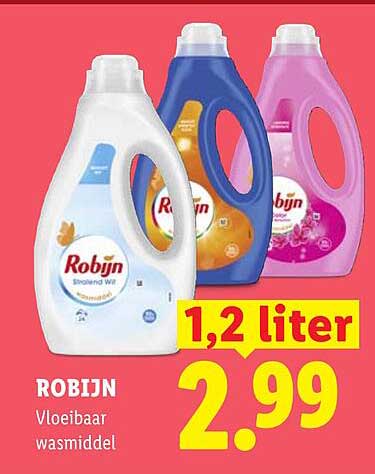 ROBIJN Vloeibaar wasmiddel 1,2 liter
