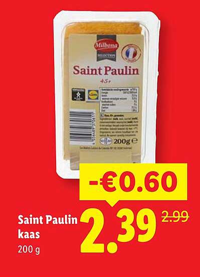 Saint Paulin kaas 200 g