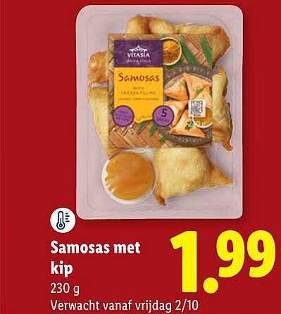 Samosas met kip