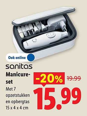 Sanitas Manicure-set -20%