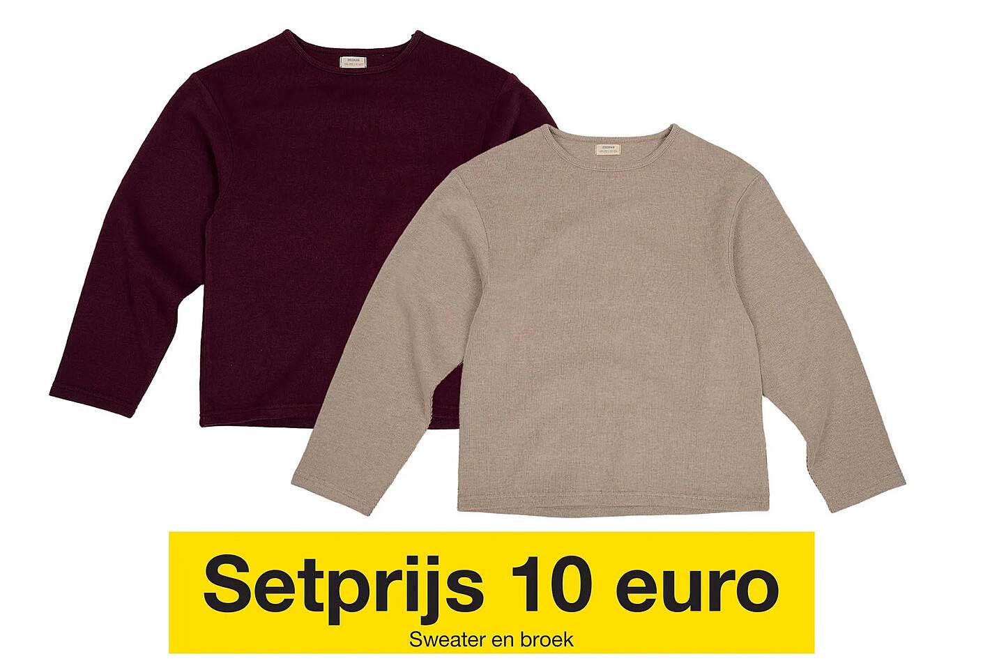 Setprijs 10 euro Sweater en broek