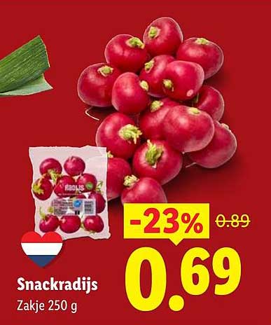 Snackradijs Zakje 250 g