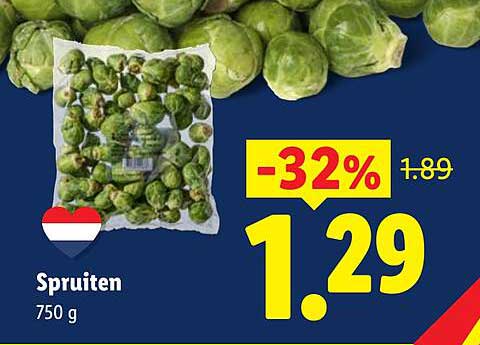 Spruiten 750 g