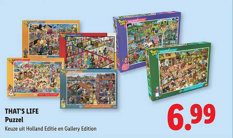 THAT'S LIFE Puzzel Keuze uit Holland Editie en Gallery Edition