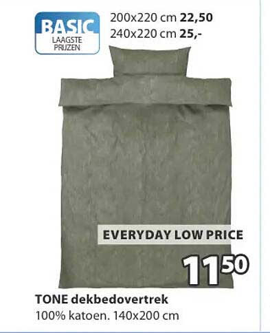 TONE dekbedovertrek