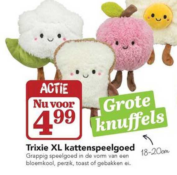 Trixie XL kattenspeelgoed Grote knuffels
