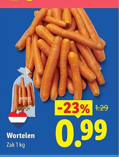 Wortelen Zak 1 kg