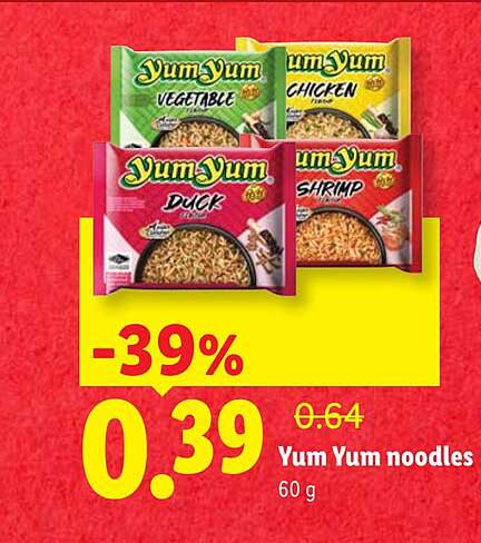 Yum Yum noodles 60 g