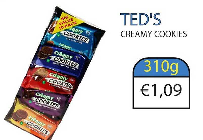 TED'S CREAMY COOKIES