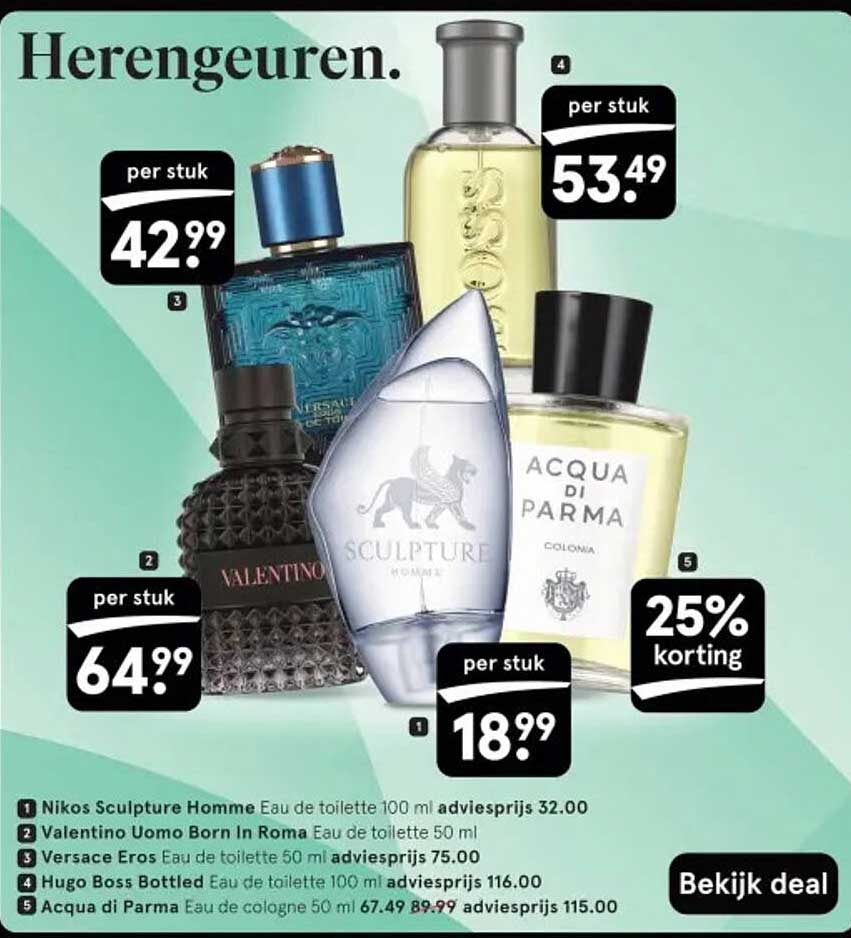 Acqua di Parma Colonia 50 ml voor slechts 67,49 (adviesprijs 115,00)