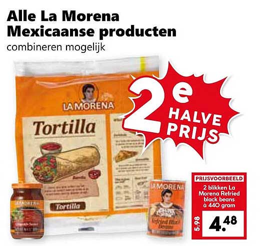 Alle La Morena Mexicaanse producten combineren mogelijk