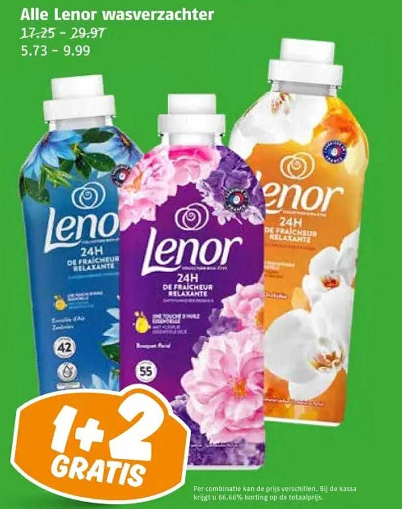 Alle Lenor wasverzachter