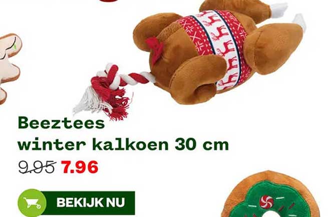Beeztees winter kalkoen 30 cm
