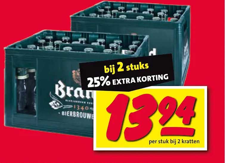 Bij 2 stuks 25% EXTRA KORTING
