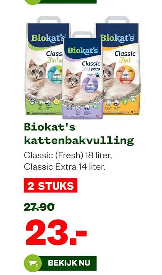 Biokat's kattenbakvulling