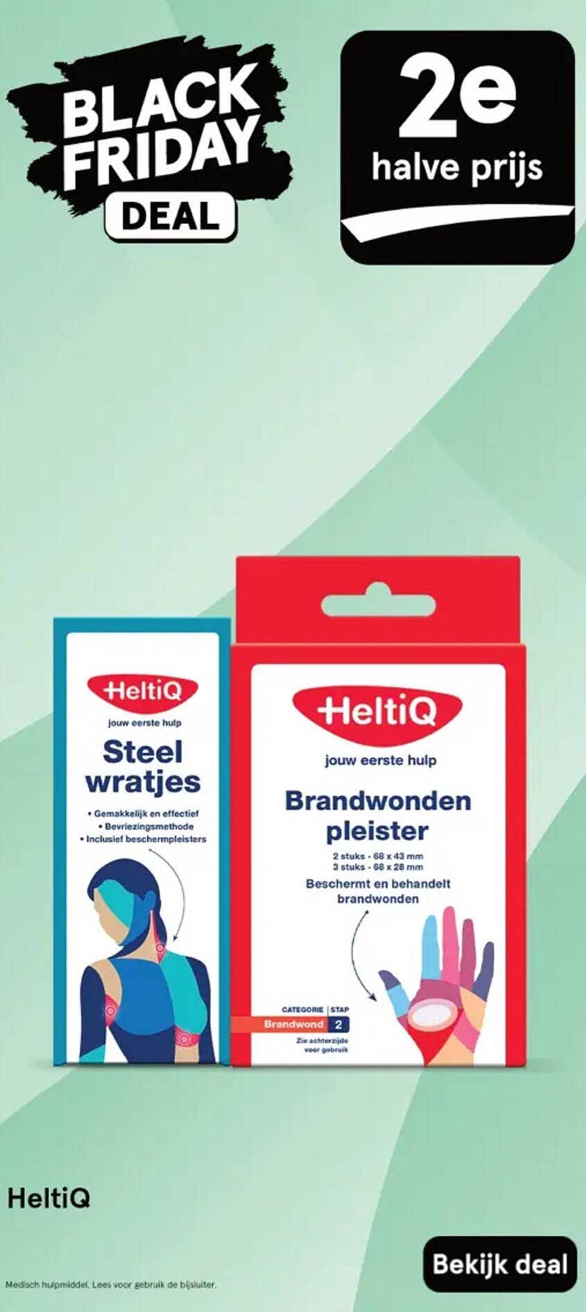 Black Friday Deal: 2e halve prijs