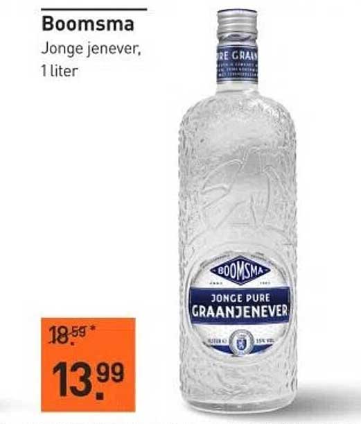 Boomsma Jonge jenever, 1 liter