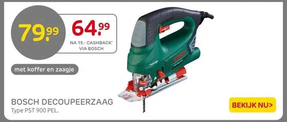 BOSCH DECOUPEERZAAG Type PST 900 PEL.