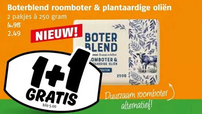 Boterblend roomboter & plantaardige oliën
