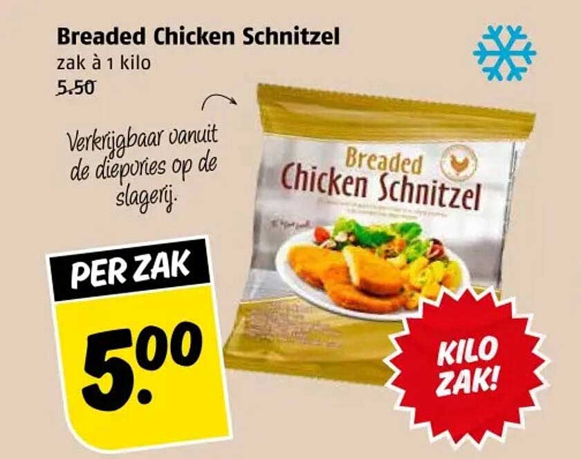 Breaded Chicken Schnitzel