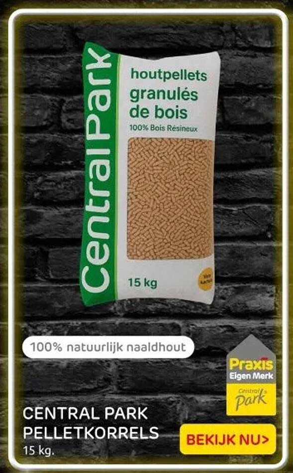 CENTRAL PARK PELLETKORRELS 15 kg