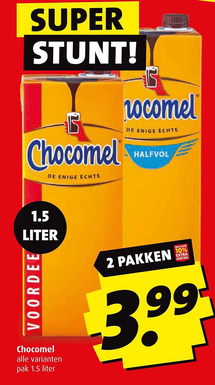 Chocomel alle varianten pak 1.5 liter