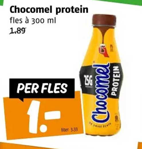 Chocomel protein fles à 300 ml