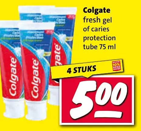 Colgate fresh gel of caries protection tube 75 ml