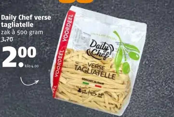 Daily Chef verse tagliatelle