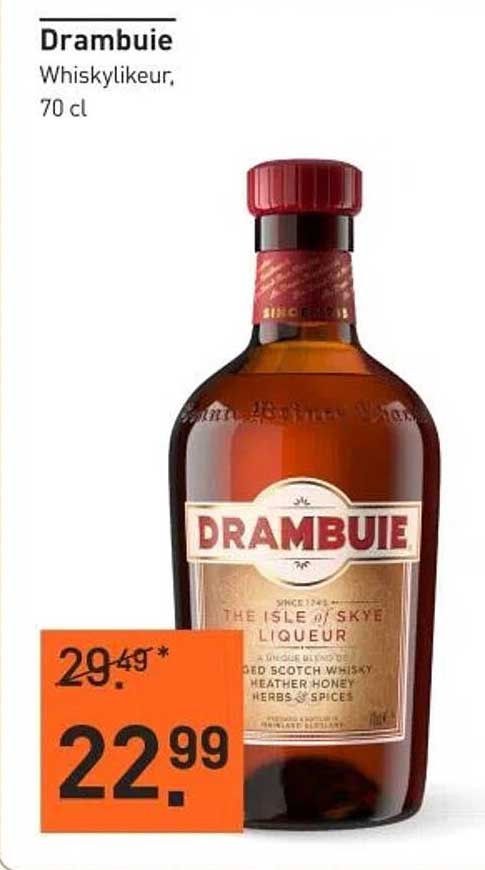 Drambuie Whiskylikeur, 70 cl