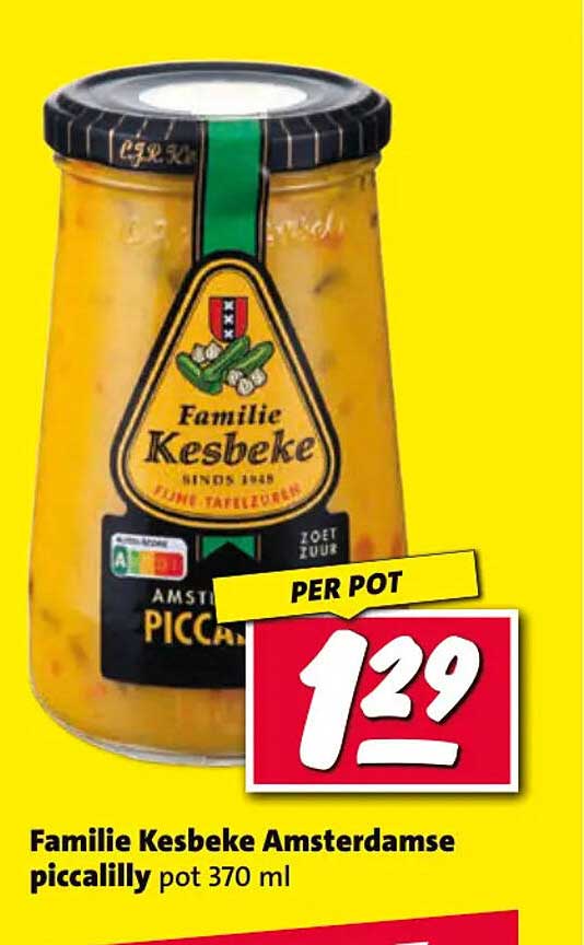 Familie Kesbeke Amsterdamse piccalilly pot 370 ml